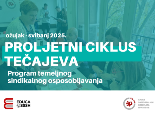 Proljetni ciklus tečajeva (ožujak – svibanj 2025.)